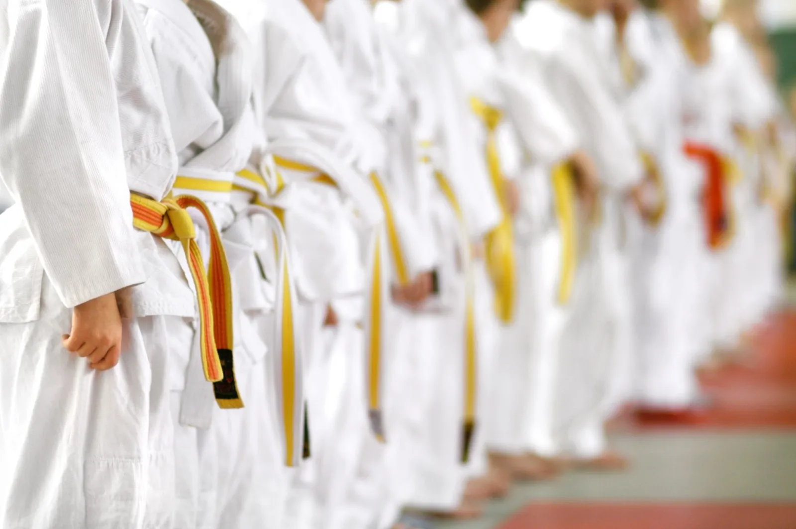 Karate class at Street Fighters Martial Arts Academy